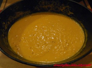 Velouté de potimarron aux lamelles de cèpes (Recette du Chef Régis Marcon)