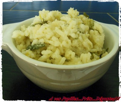 Risotto aux poireaux